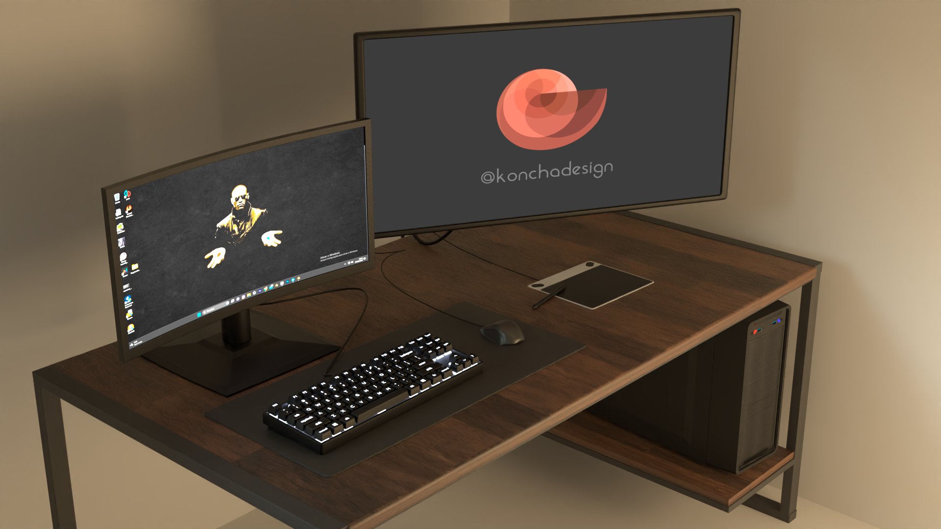 My Workspace — Personal 3D Project